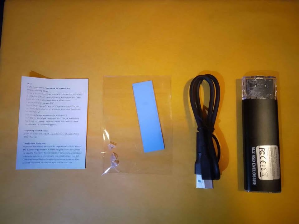 M.2 NVMe SSD Enclosure – Complete Kit - photo 2