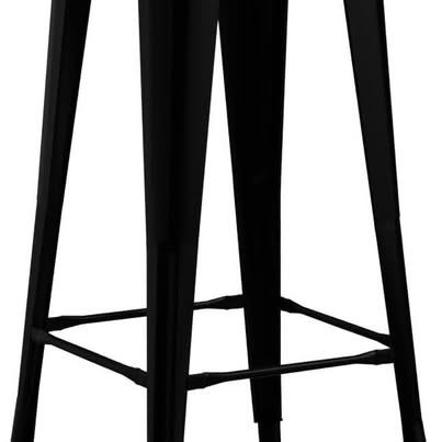 4 x Metal Stools Bar Stools 24 inch Counter height stackable