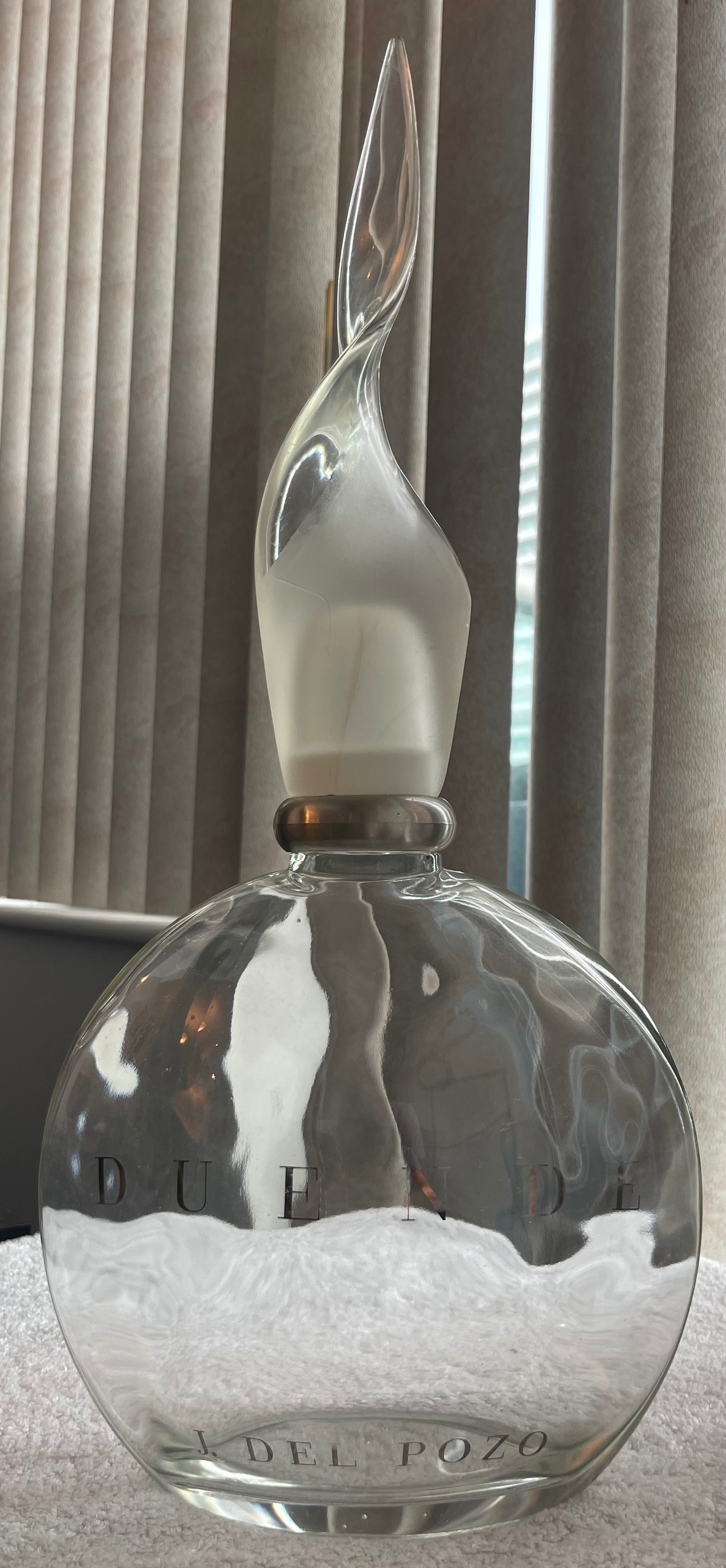 Vintage 17.5" Giant Duende Perfume Factice Bottle