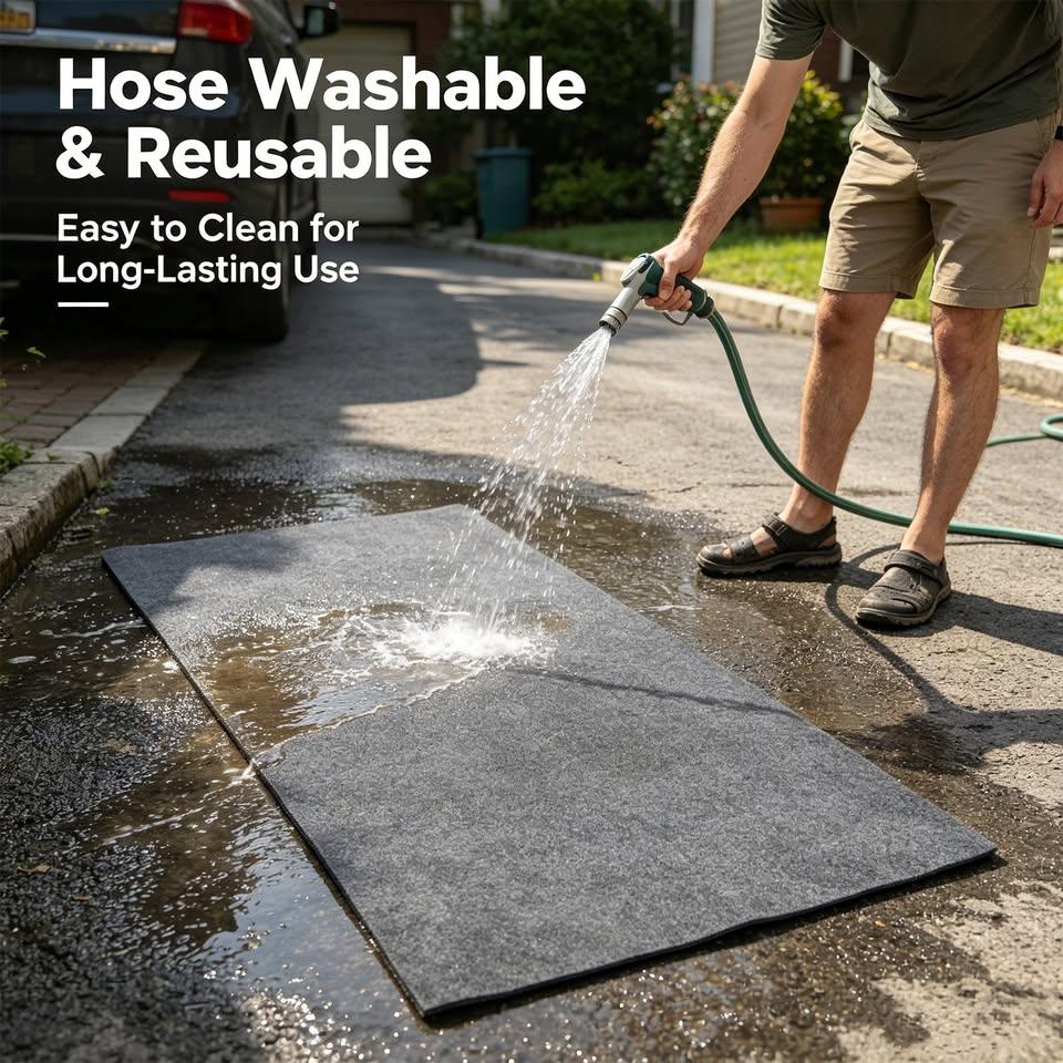 Garage Floor Mat – 79 x 60 in, 4mm, Waterproof Backing - photo 3
