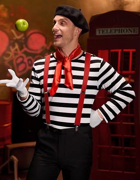 Men’s 6-Piece Mime Costume - photo 3