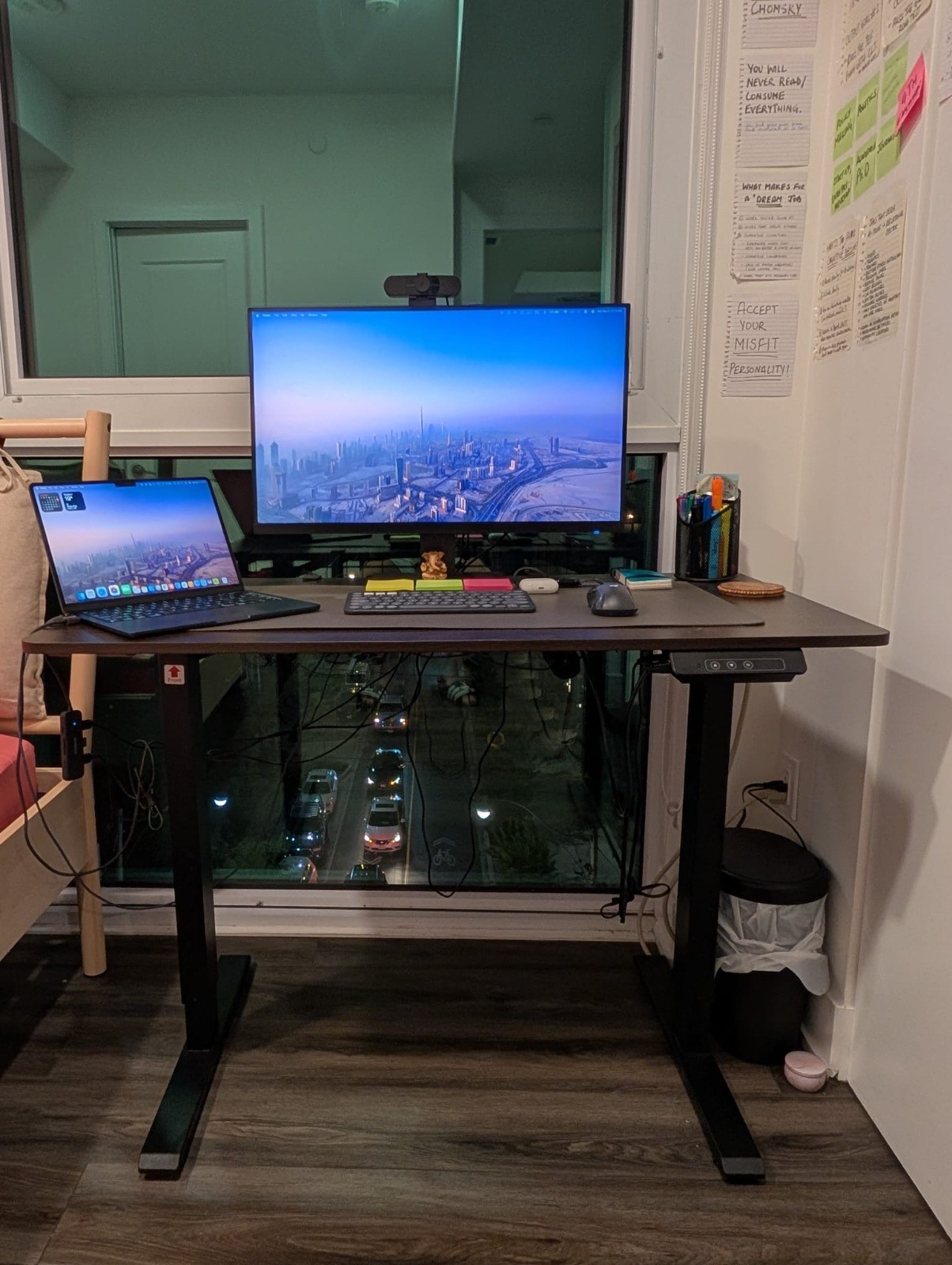 MotionGrey Standing Desk + Optional Home Office Accessories