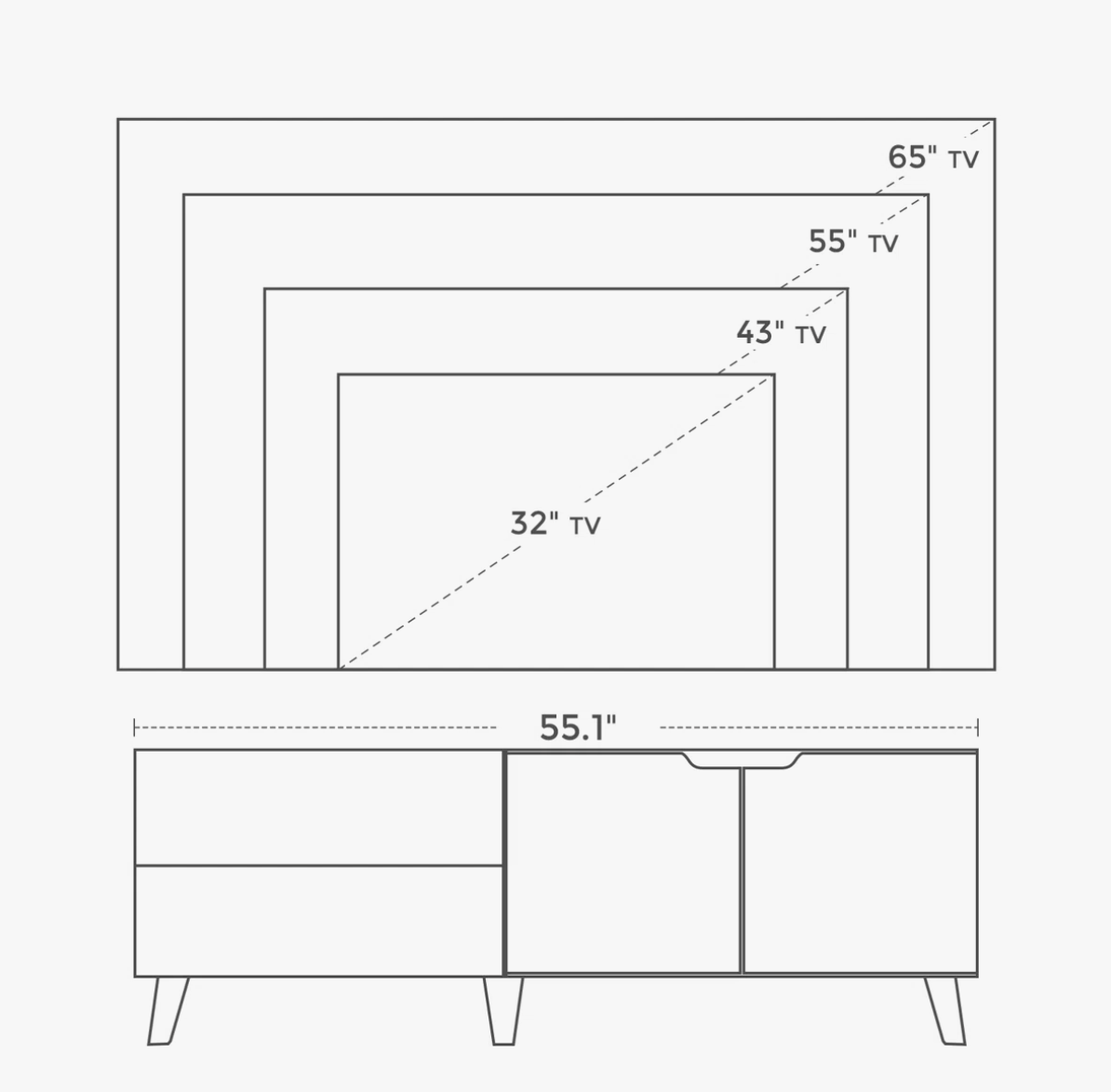 Olinda TV Stand for TVs up to 65" - photo 5