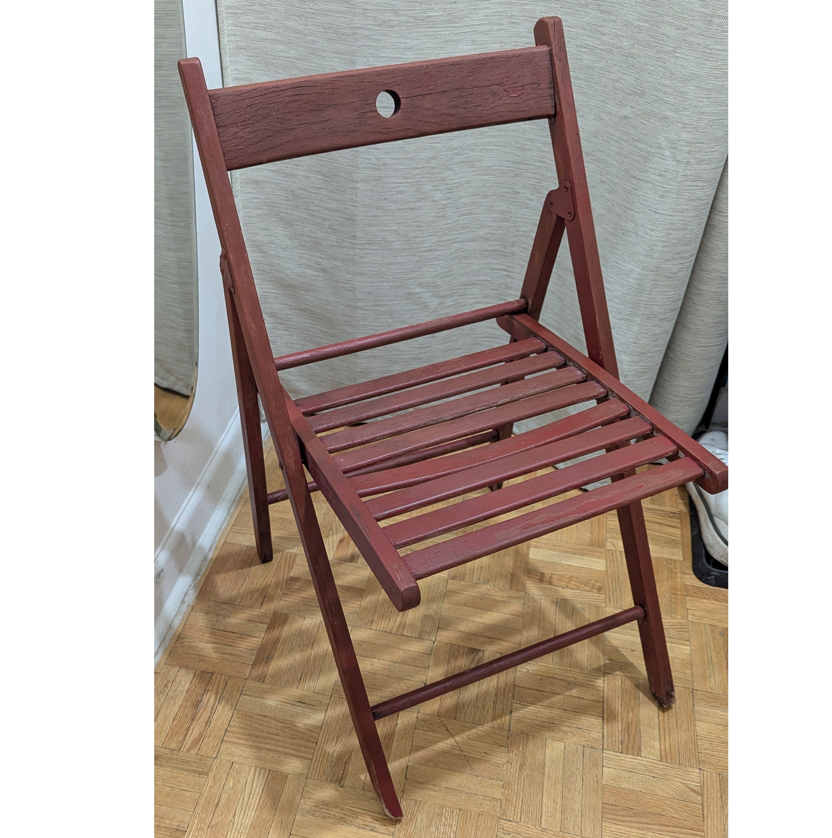 Foldable Portable Wood Stool/Chair ONLY ONE!