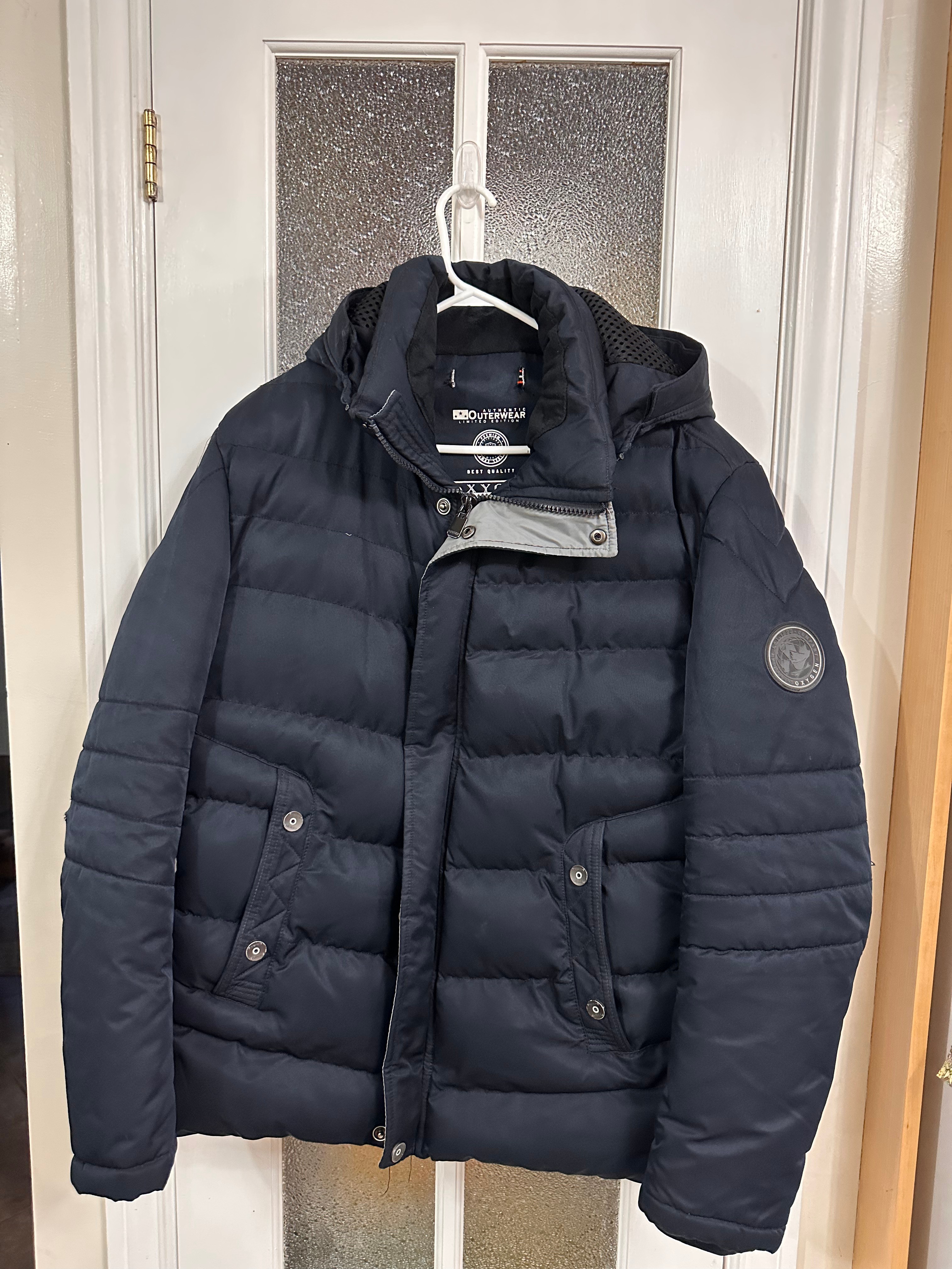Northern Brand Men's Hooded Puffer Jacket • Size Large - photo 5