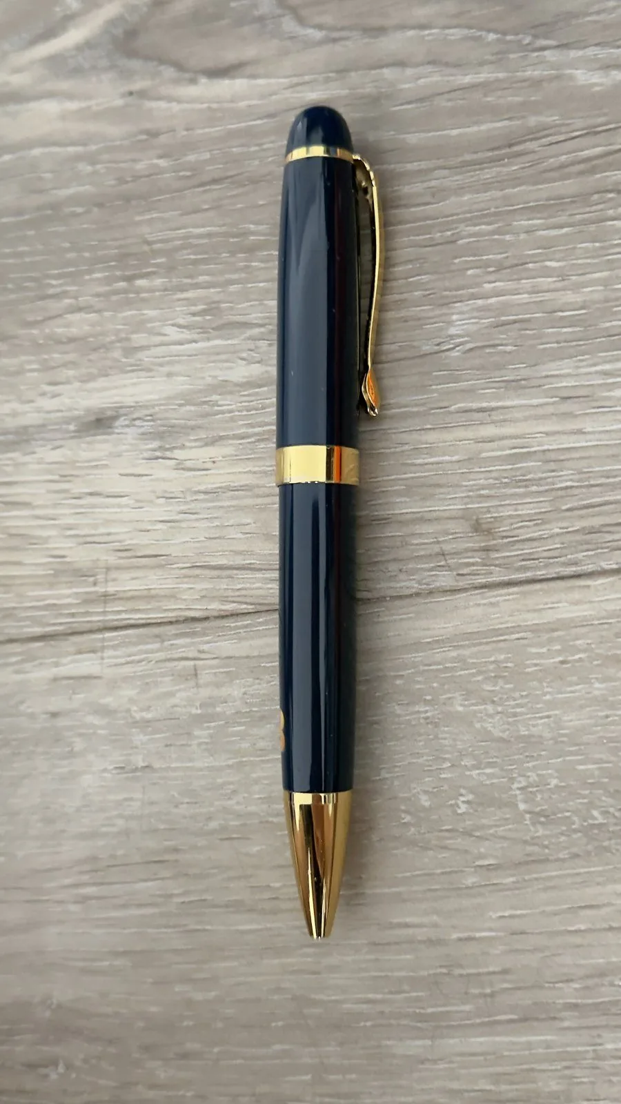 Blue and Gold Ballpoint Pen – Beresheet Bavli - photo 3