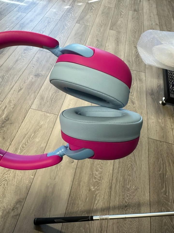 kakabomi Kids ANC Bluetooth Headphones – Pink Hearts - photo 3