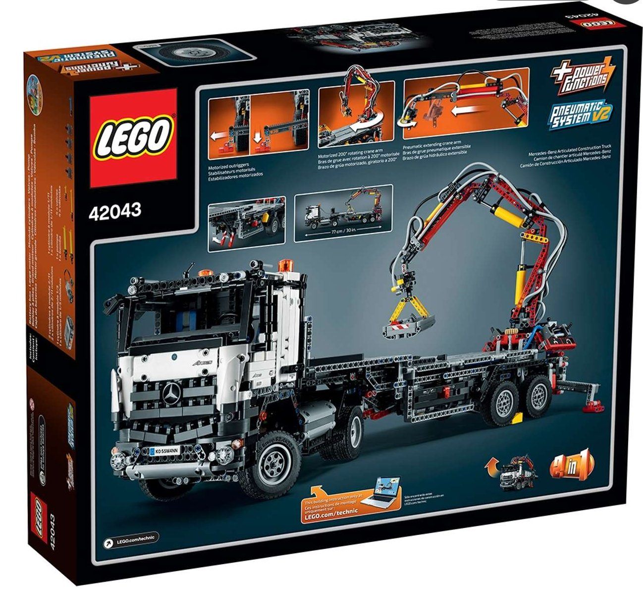 LEGO 42043 Technic Mercedes-Benz Arocs NEW SEALED - photo 2