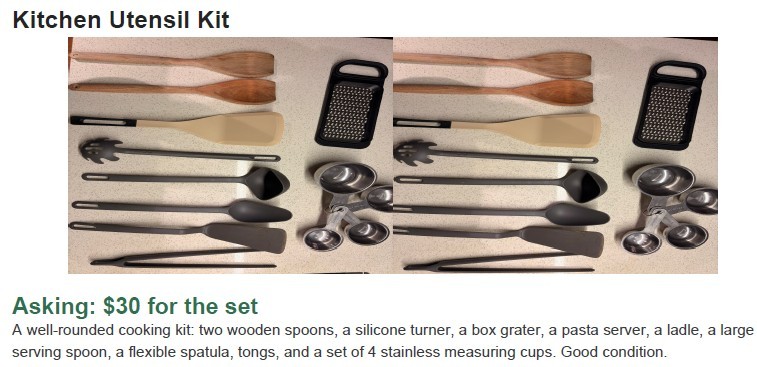 Kitchen Utensil Kit