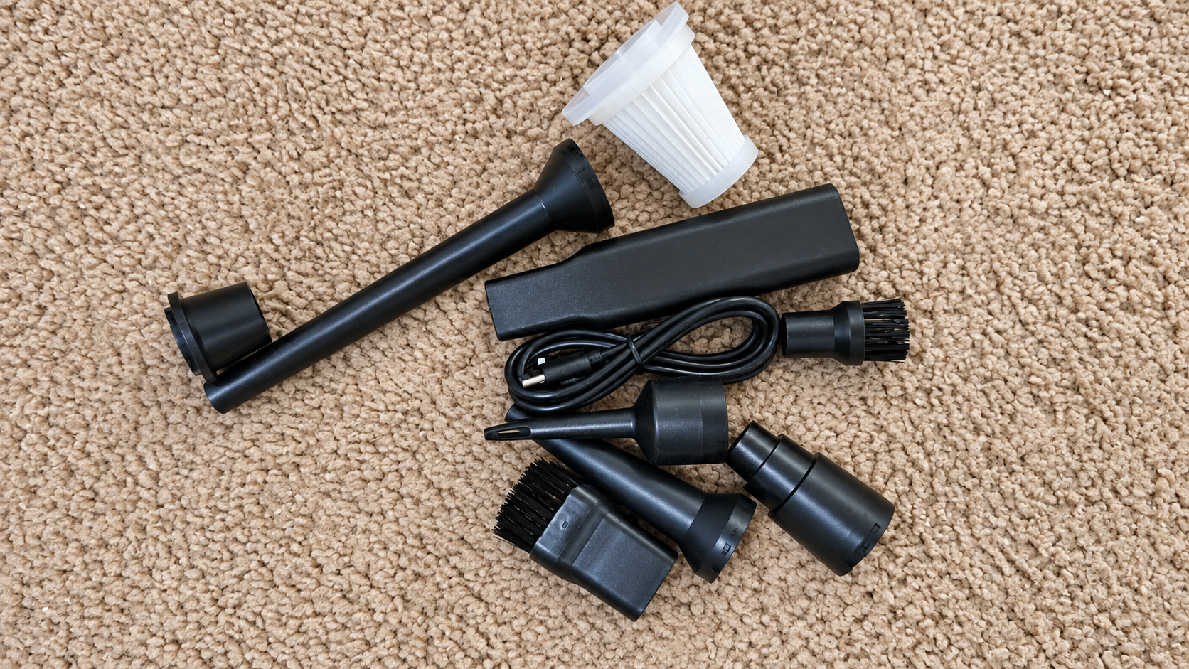 Handheld Portable Wireless Car Vacuum Cleaner & Air Blower Kit - photo 2