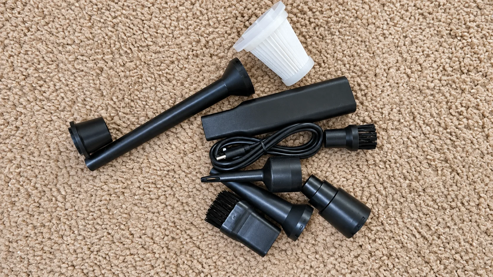 Handheld Portable Wireless Car Vacuum Cleaner & Air Blower Kit - photo 2