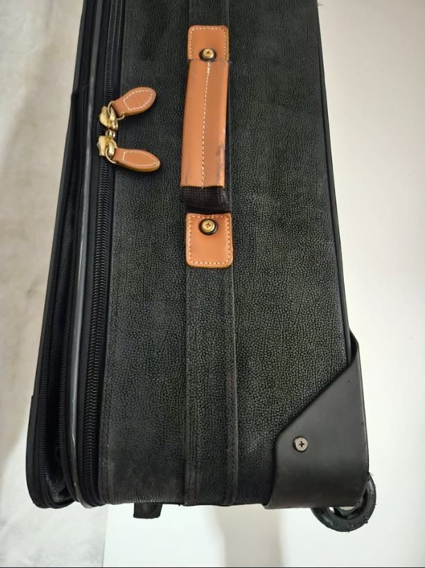Suitcase JUMP-Brand 2 Wheels Black Checked 26” x 19” x 12” - photo 3