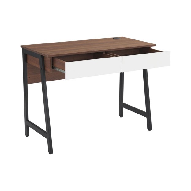 Computer Desk with USB Charger – 39.4" Study/Writing Table - photo 4