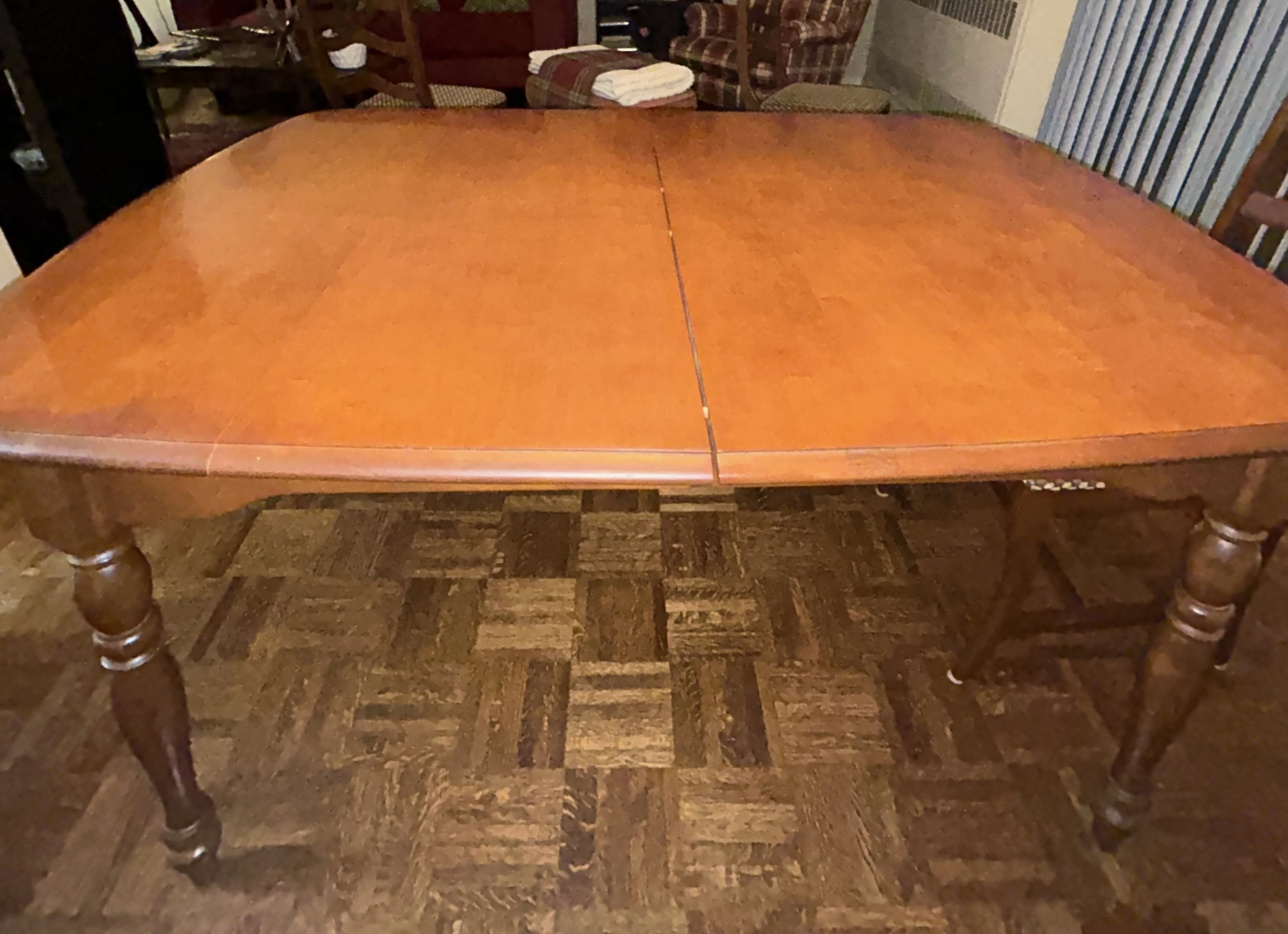 Wooden Dining Table with 6 Chairs - photo 2