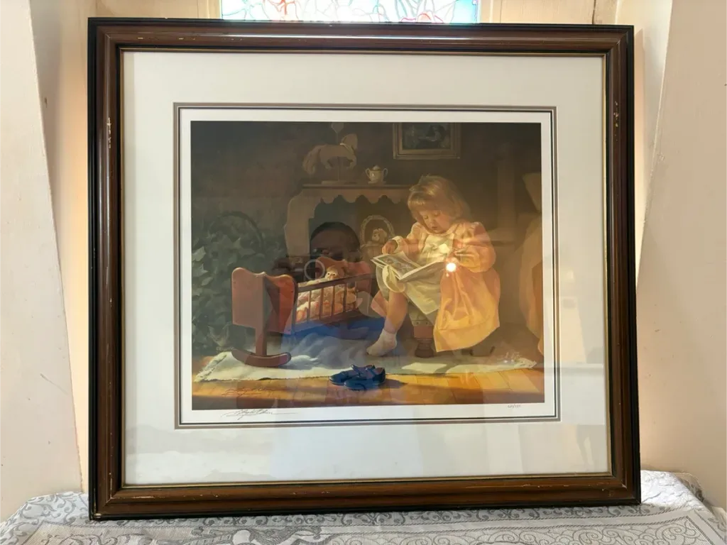 Greg Olsen "Little Girls Will Mothers Be" Framed Print