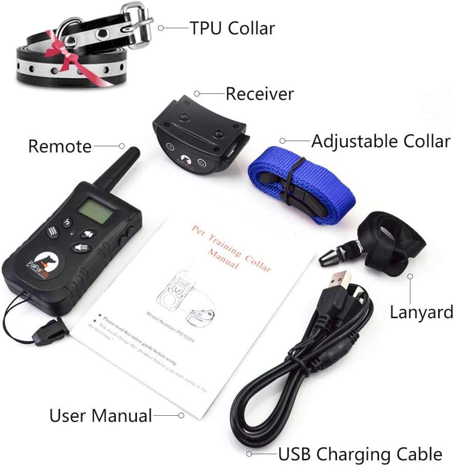 No-shock Dog Training Collar (Rechargeable / Waterproof)