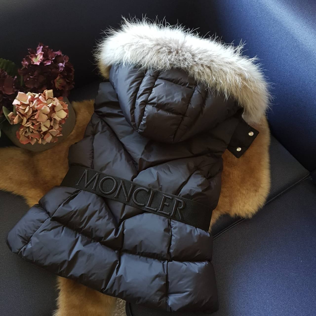 MONCLER WOMEN’S QUILTED VEST REAL FUR SIZE M - photo 2