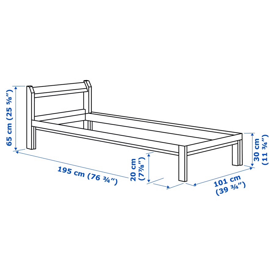 IKEA twin bed frame - photo 4