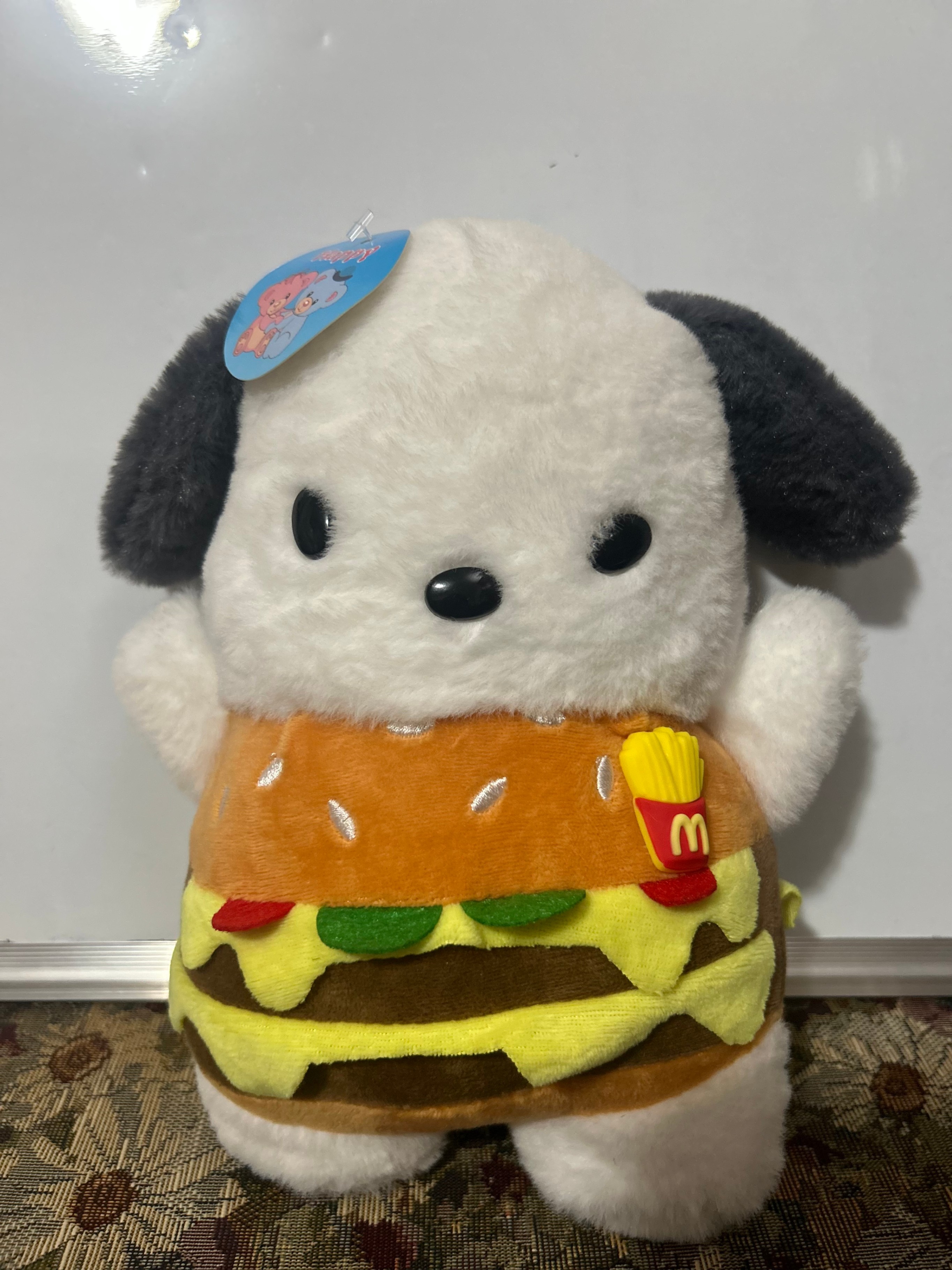 Pochacco Hamburger Plush 9.5in/24cm