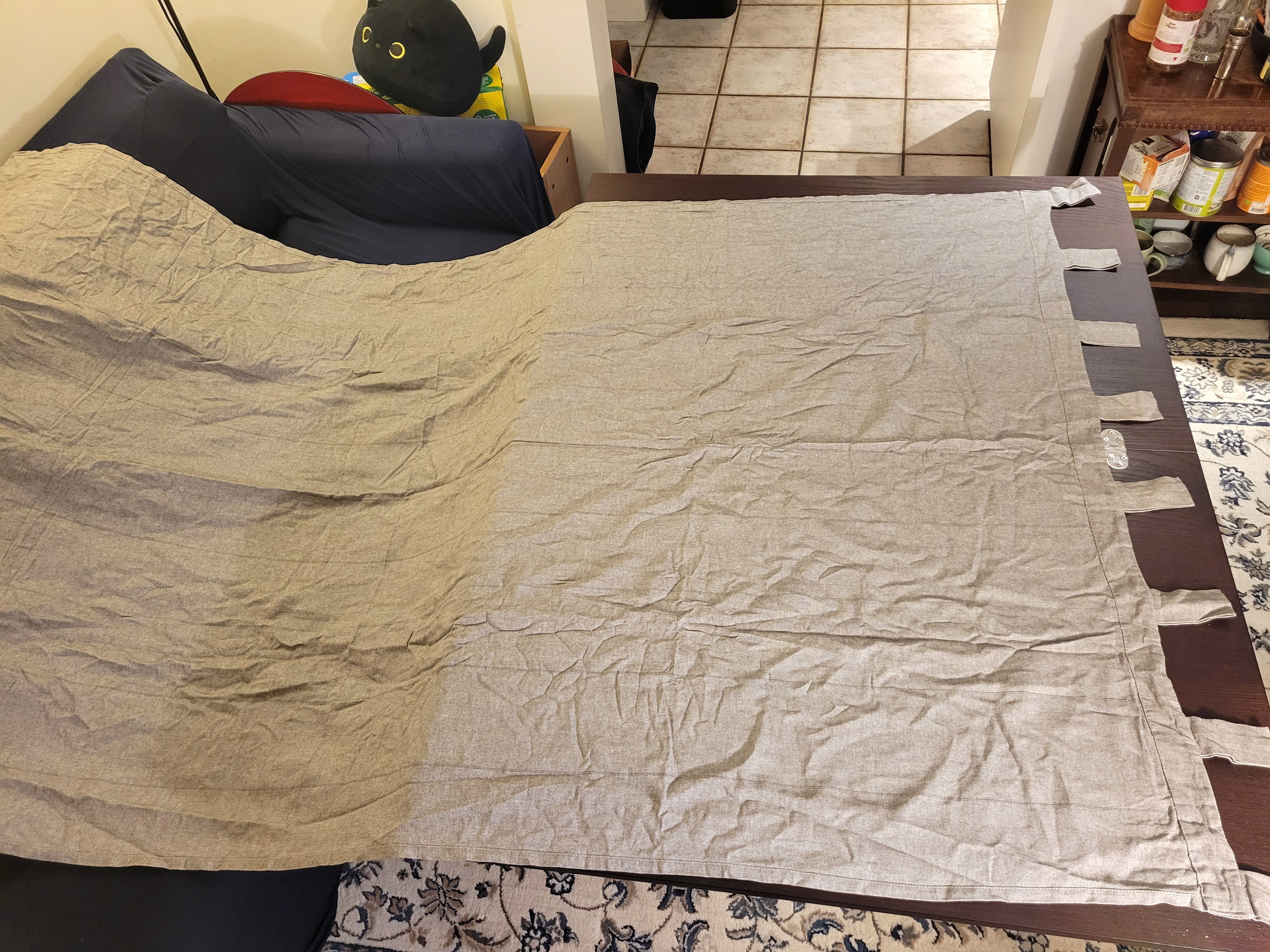 50 x 90 " linen curtains (set of 2) - photo 2