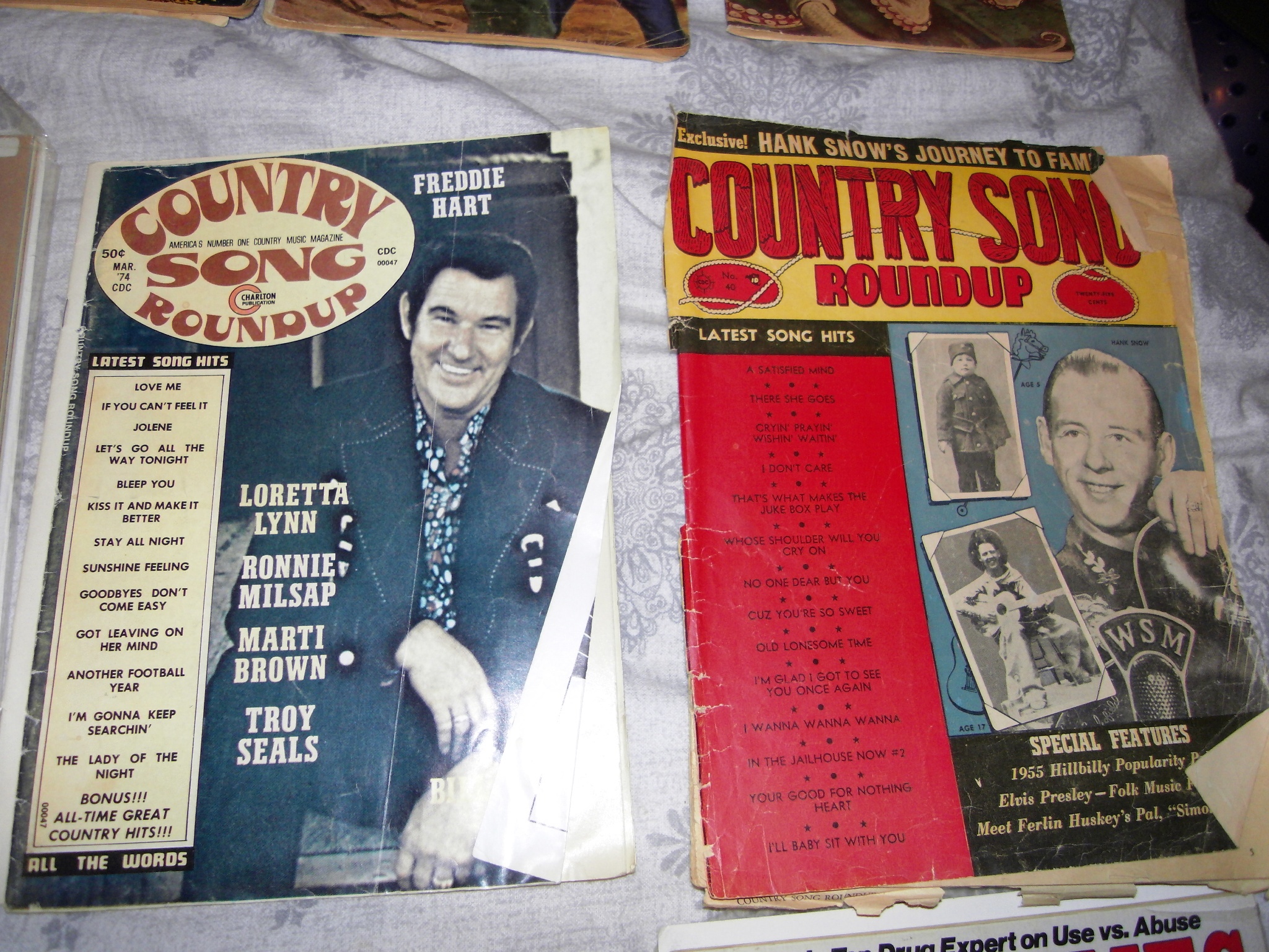 Vintage Country Song Roundup Magazine Bundle