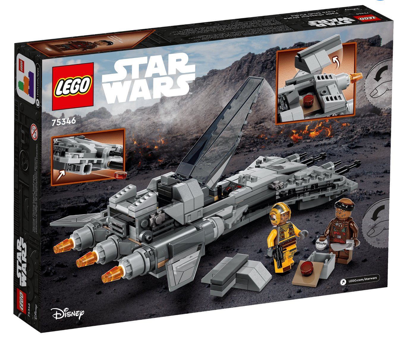 LEGO 75346 Star Wars The Mandalorian Pirate Snub Fighter NEW - photo 2