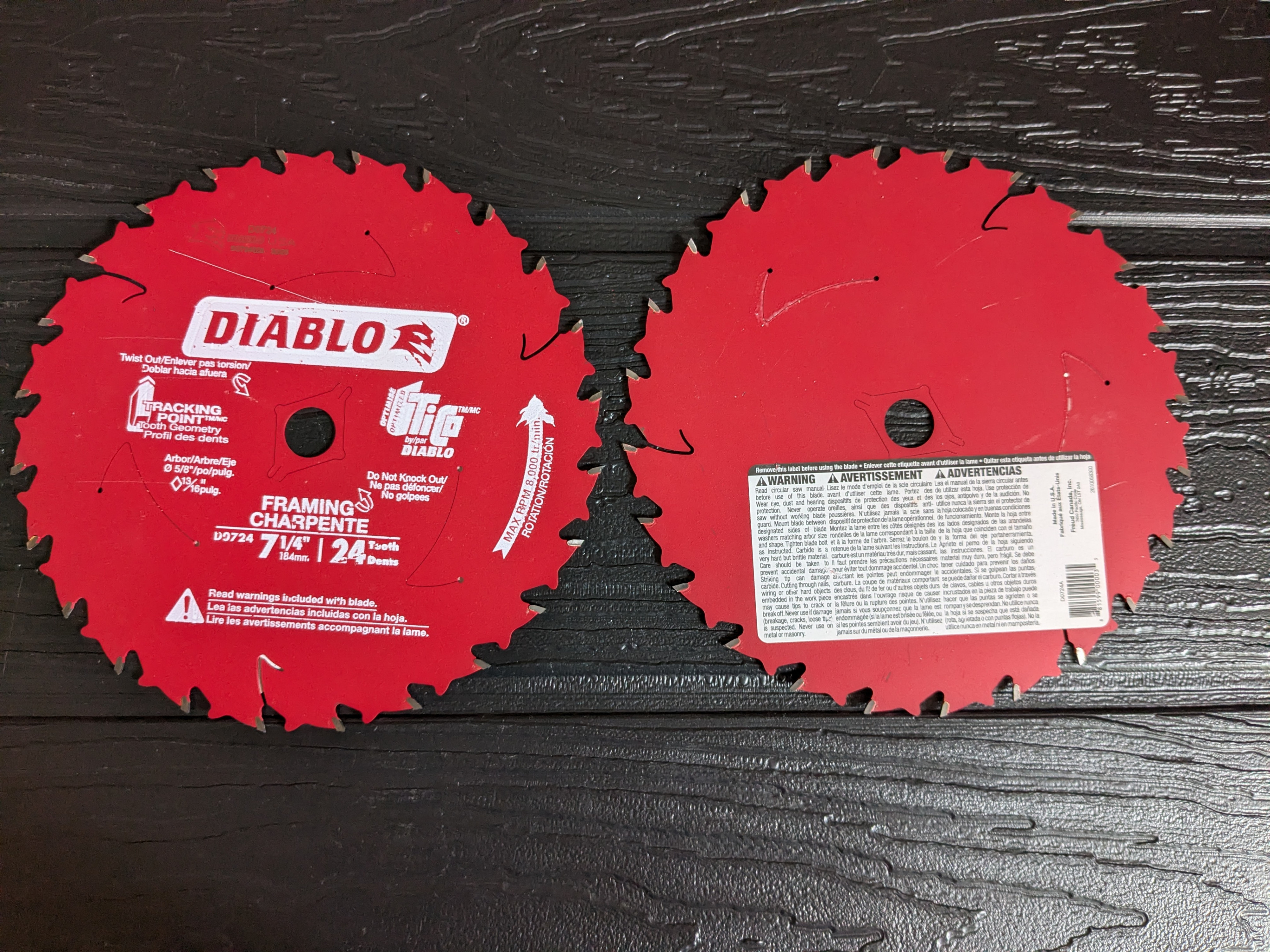 2 skill saw diablo blades 7 1/4 | 24 teeth (new) - photo 2