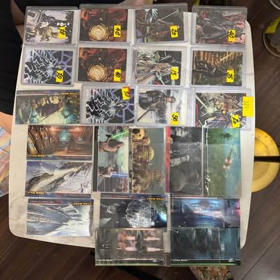 Star Wars Trading card collection.