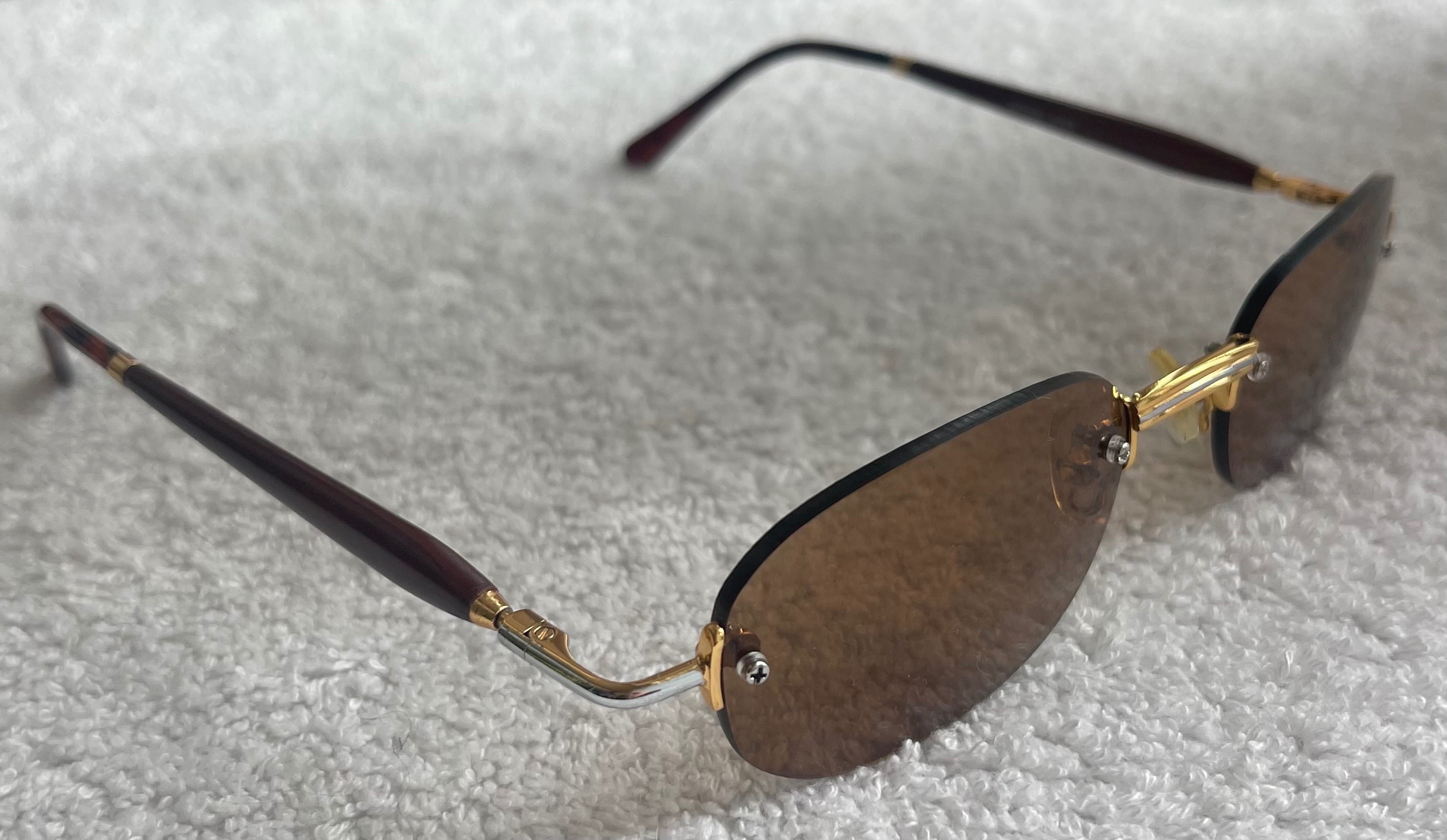 Vintage 90s Vecceli Italy Rimless Sunglasses Frame - Model 2008 - photo 2