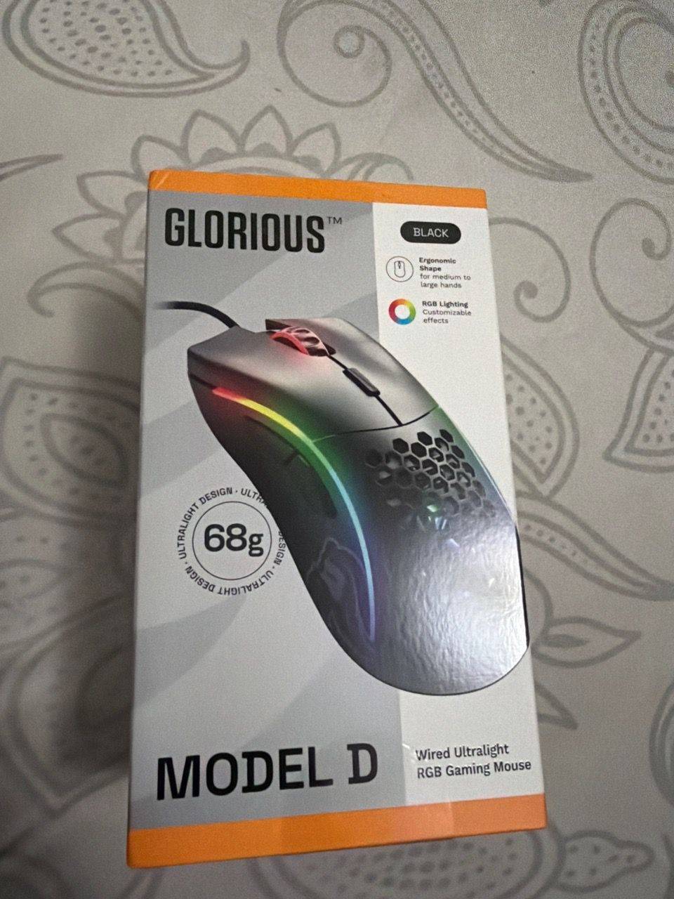Glorious Model D Wired RGB Gaming Mouse - New in Box
