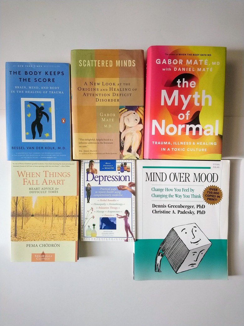 Trauma, Mind, Mood books!!
