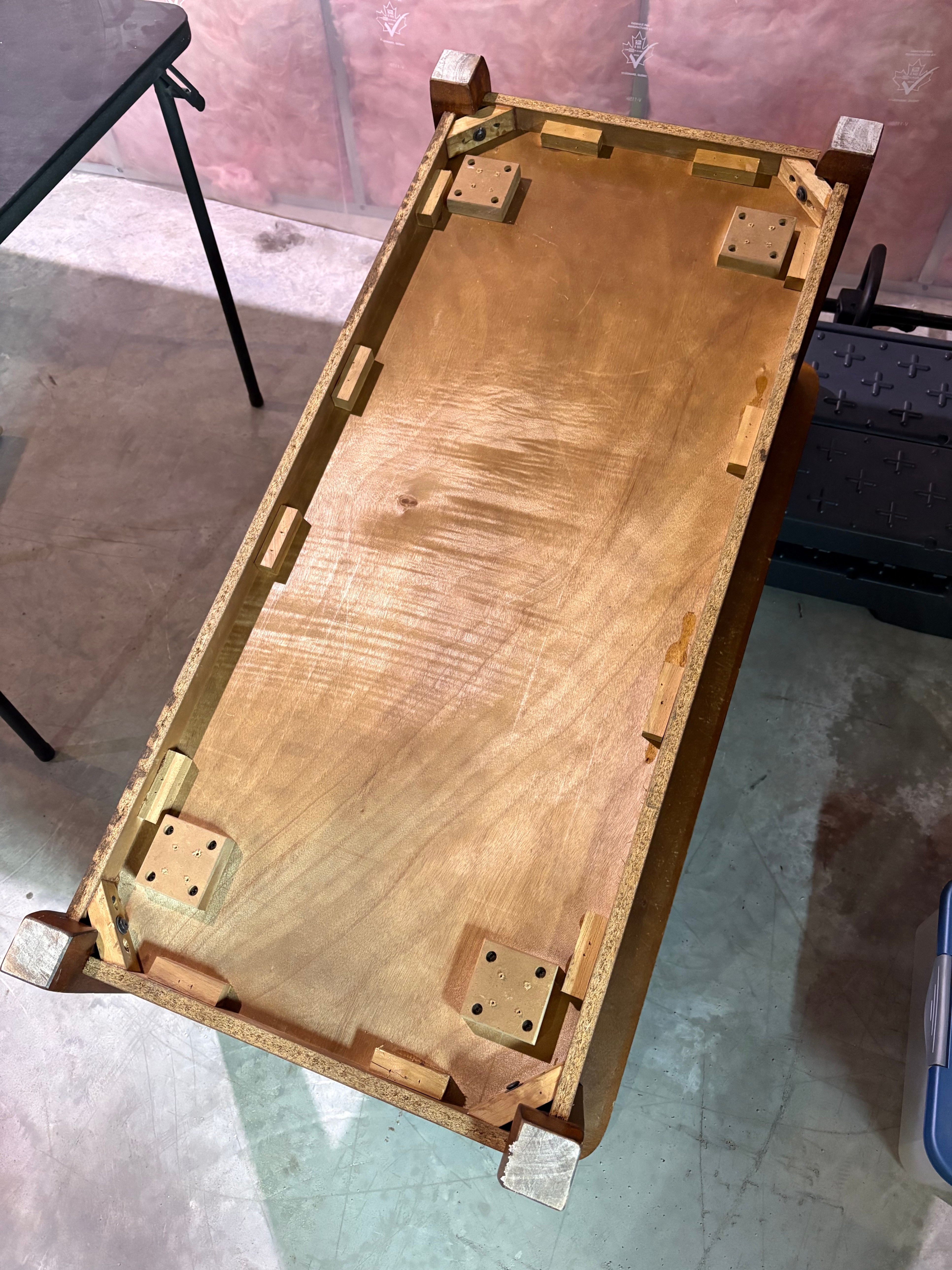 Coffee Table Solid Oak Wood with lower shelf - photo 5