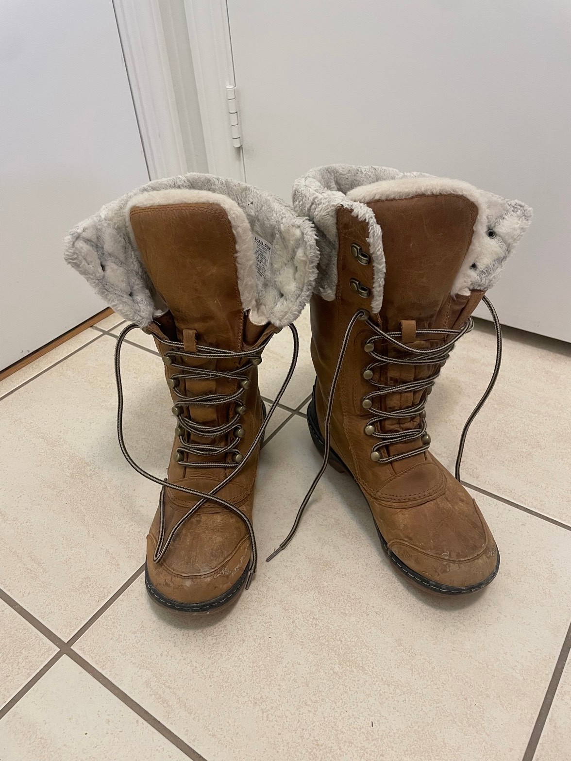 Sorel Tall Winter Boots, Women's 6.5