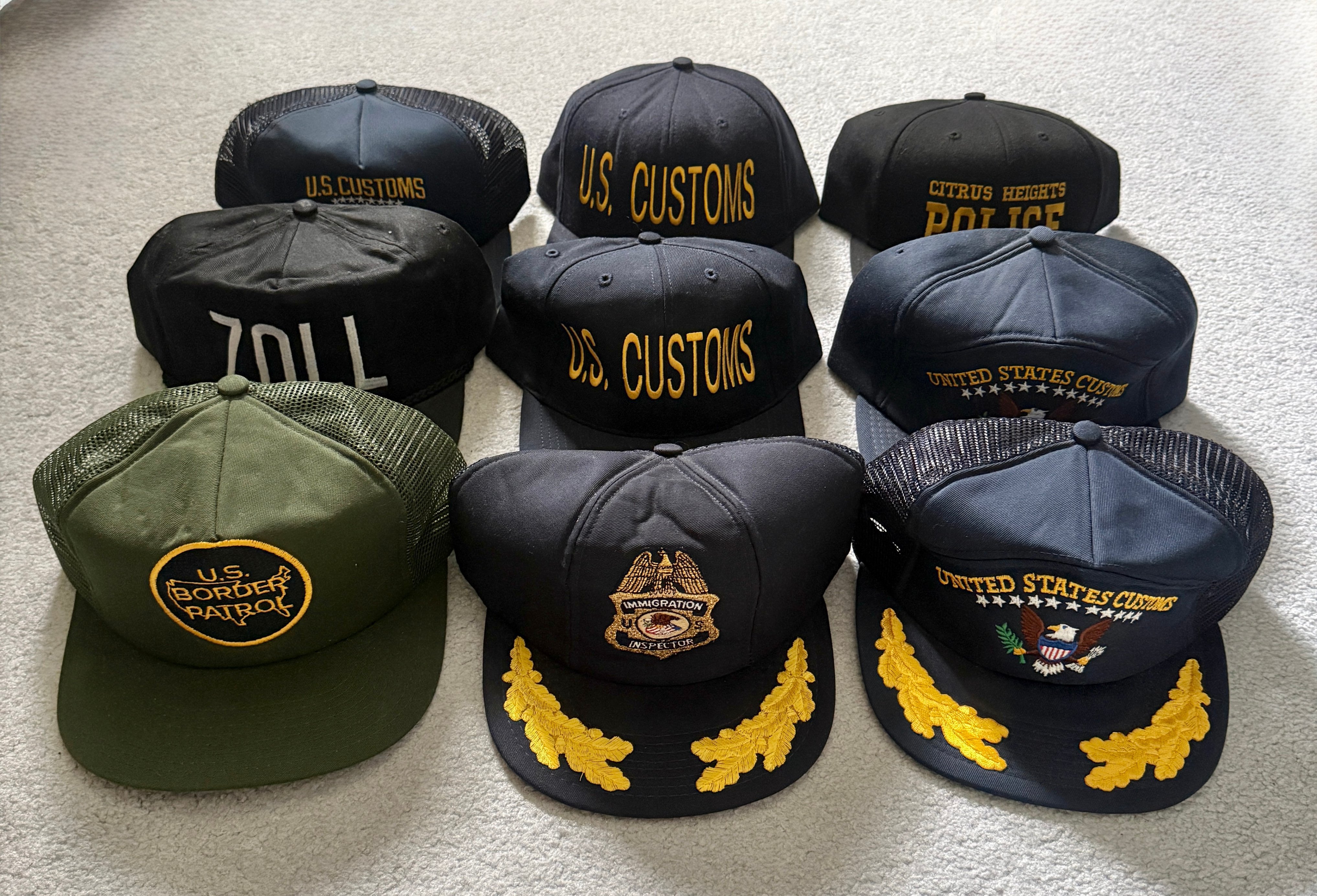 18 Baseball Ball Caps – Hat Collection