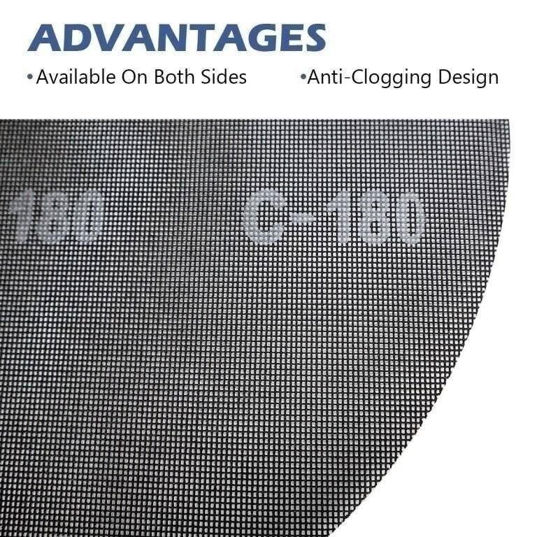 New HUALIUCHE 17" Floor Sanding Screen Discs (10 Pack, 180 Grit) - photo 3