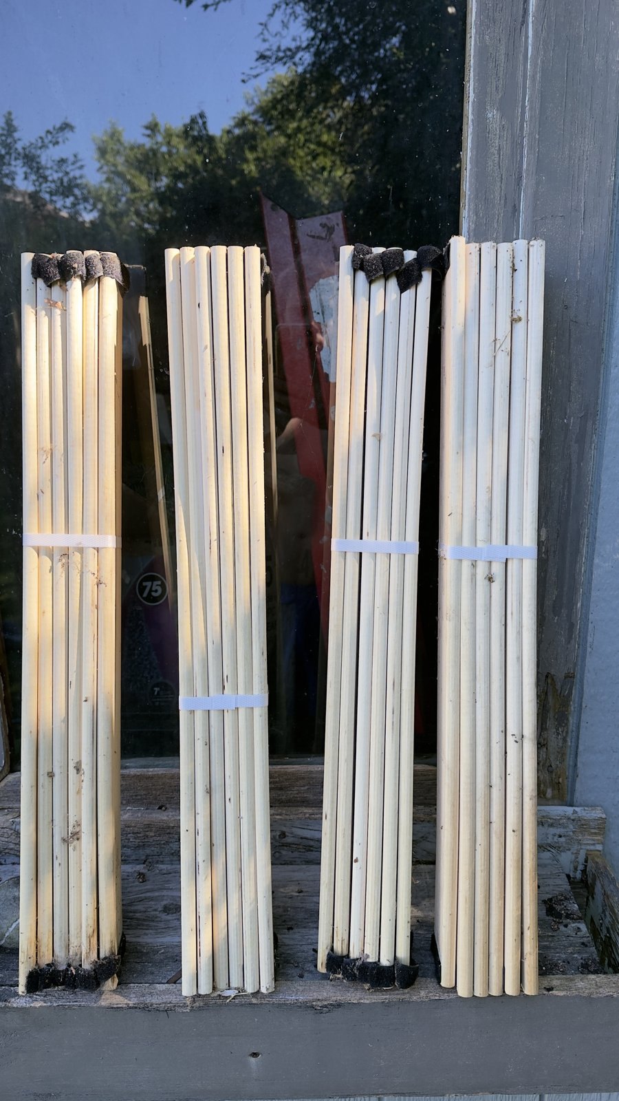 Wooden Bed Slats – 4 Roll-Up Bundles