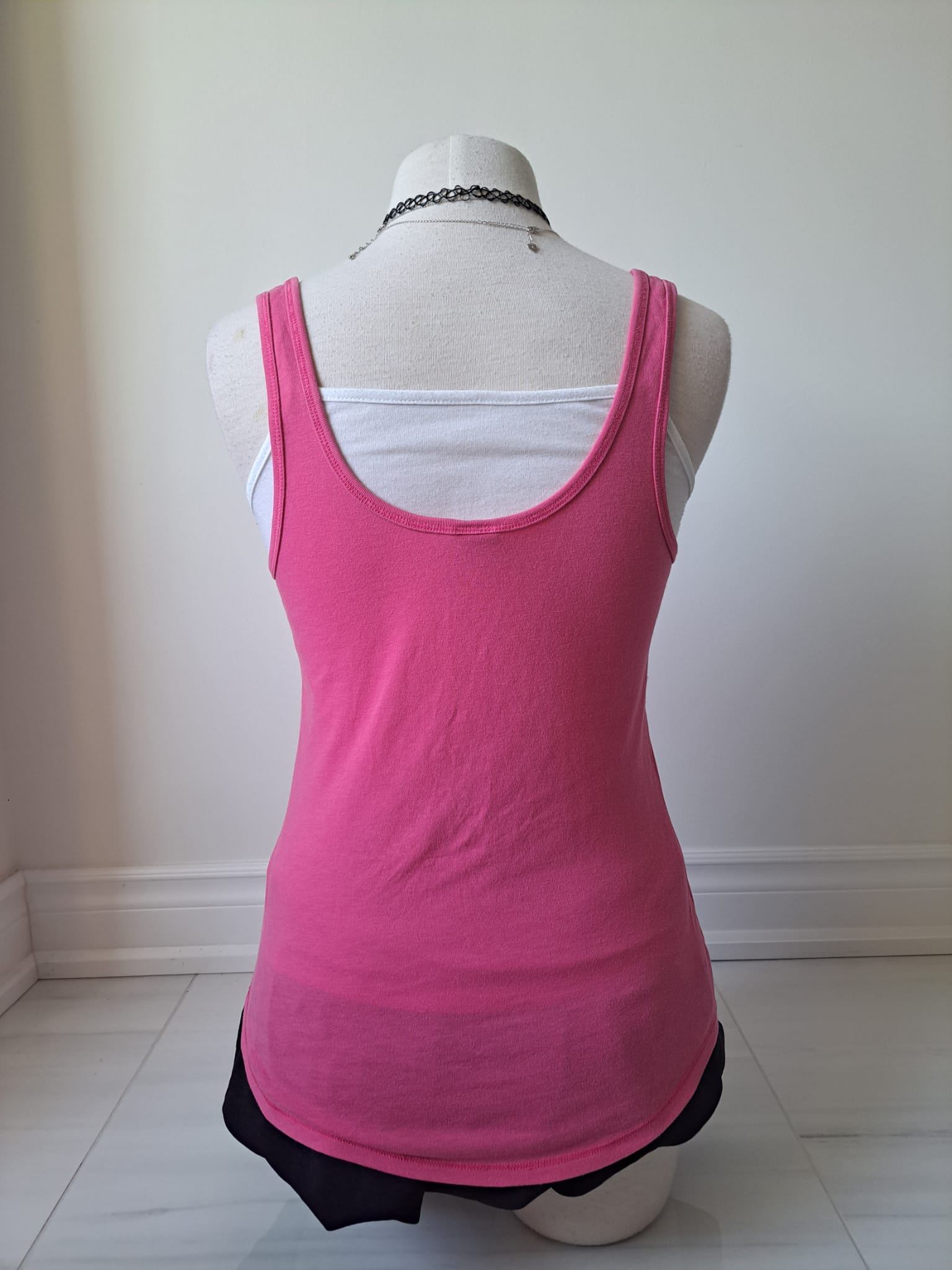 🩷 Hollister Y2K Pink Scoop Neck Tank Top - photo 3