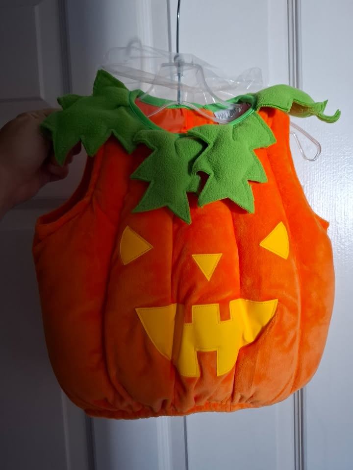 Baby Pumpkin Halloween Costume - 6-9m