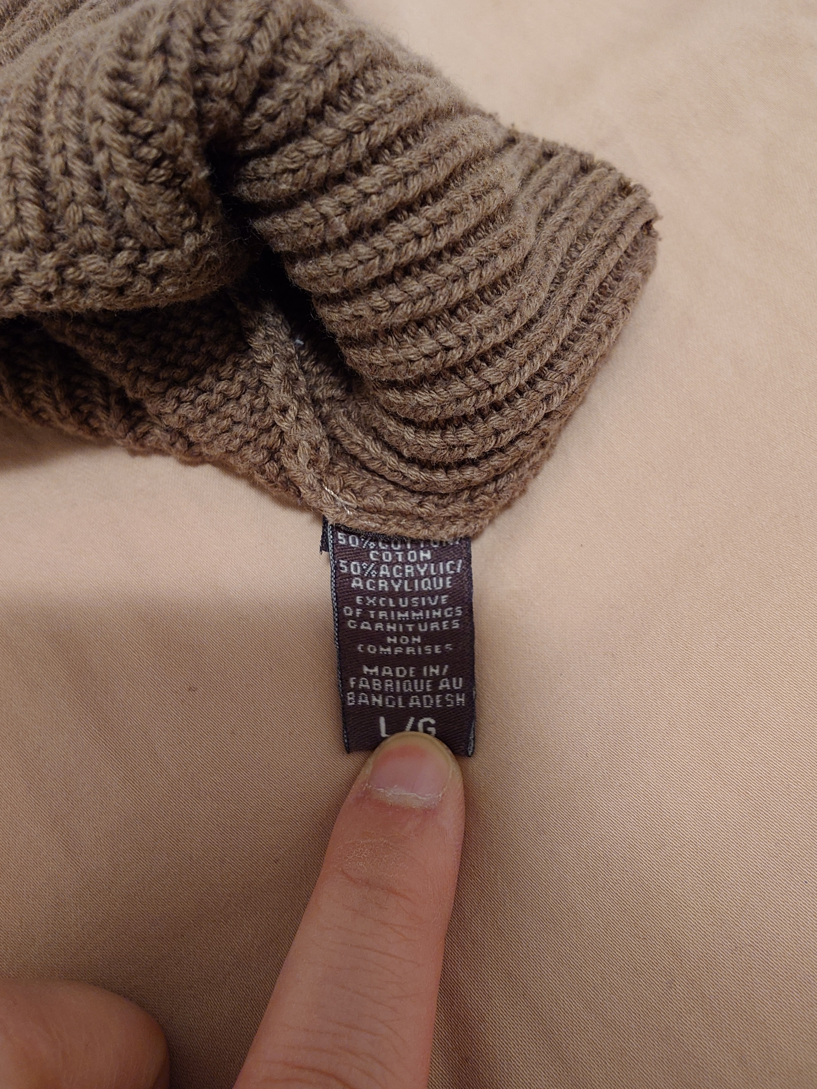 Sweater Men's L Brown - photo 3