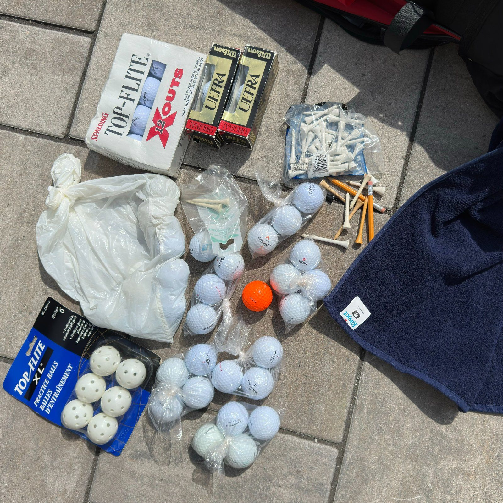 Complete Golf Starter Kit Clubs Cart Bag Balls + More - photo 3