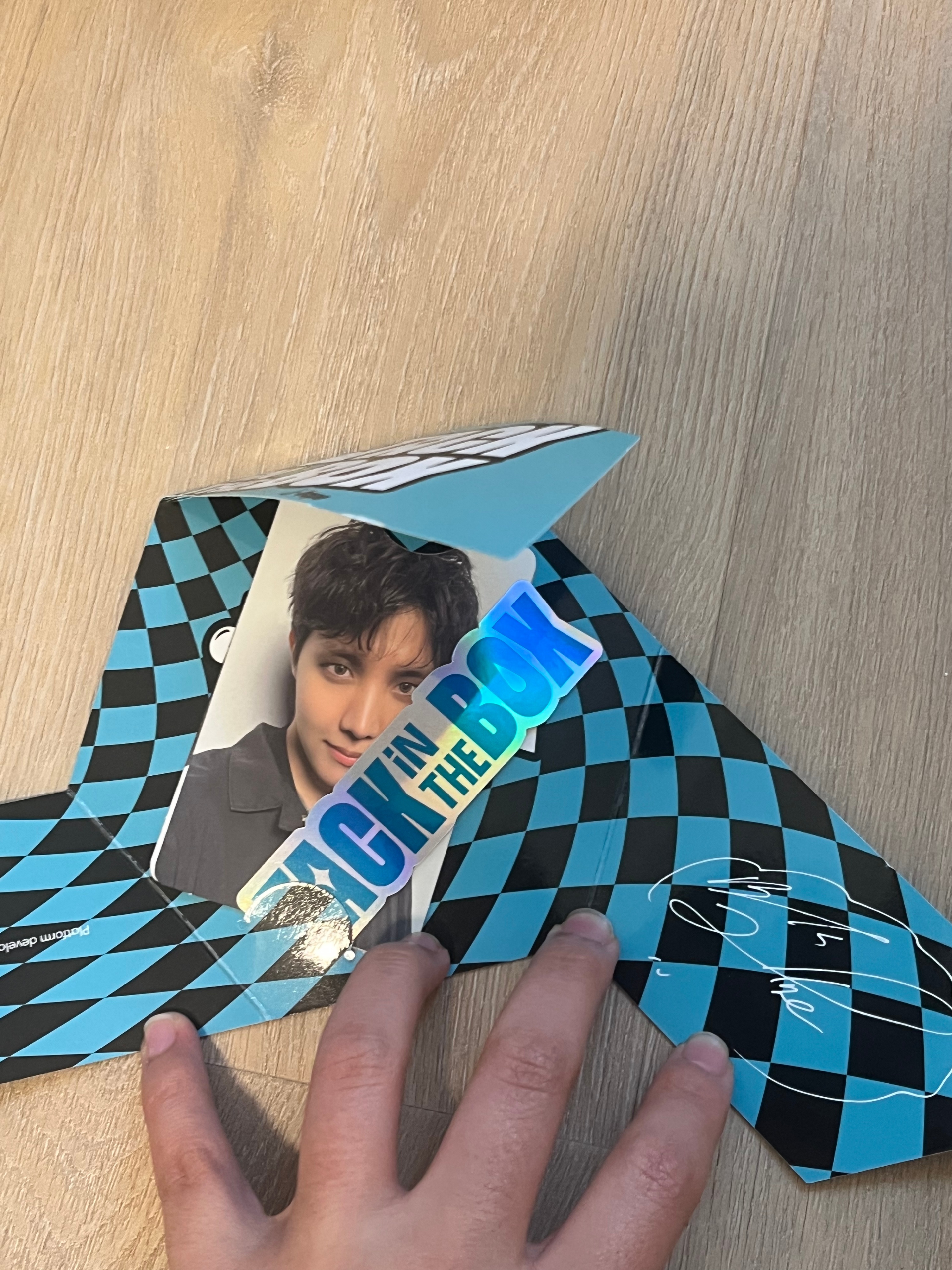 J-hope Jack In The Box Blue Weverse Album + Hope Pot Extras - photo 2