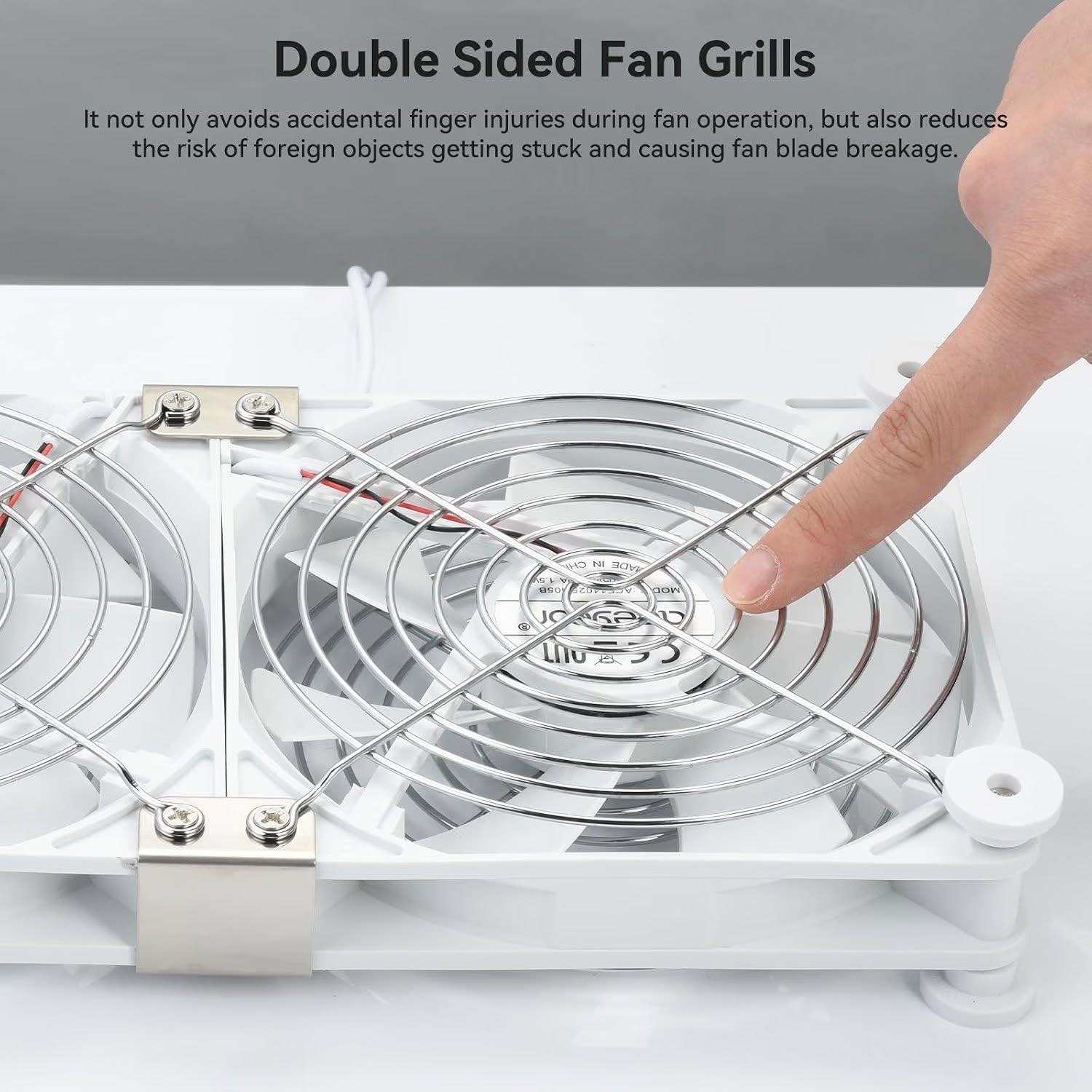 Dual 120mm USB Cooling Fan - photo 2