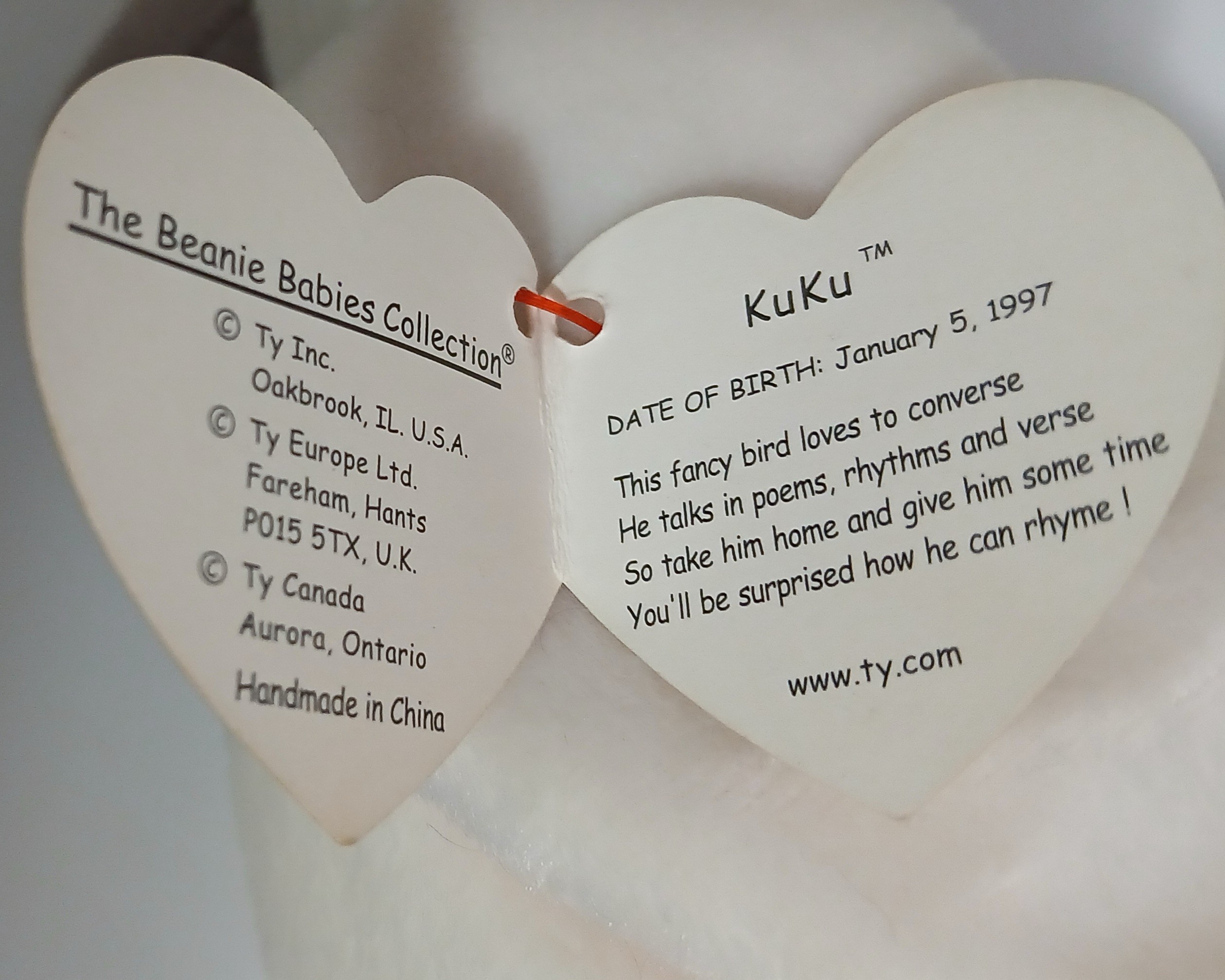 Selling Individual Ty Beanie Babies With Birth Tags, Like new, - photo 5