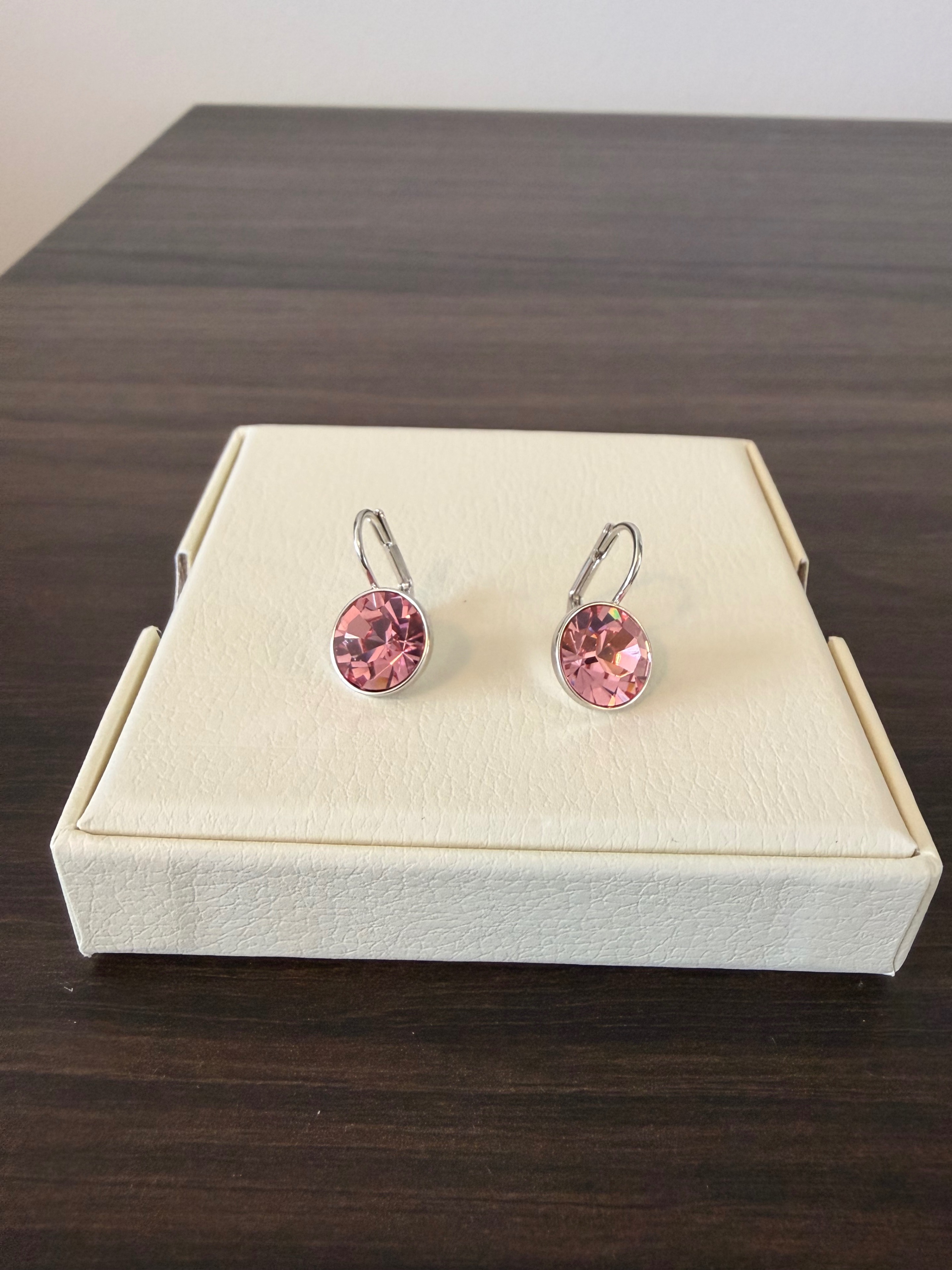 MYJS Bella Pink Crystal Drop Earrings - photo 4