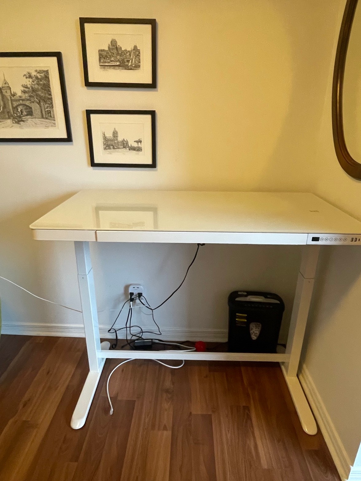Smart Desk electric standing desk, glass top - photo 3