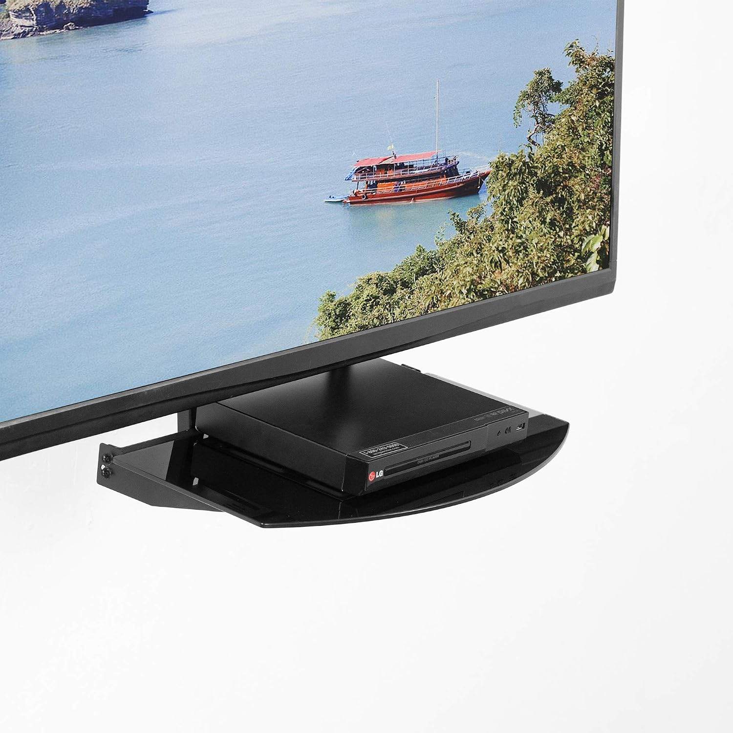 New VIVO Under Above VESA Back of TV Wall Mount Shelving Bracket
