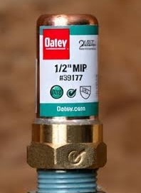 TWO Oatey 1/2 inch MIP Sure-Vent Air Admittance Valve #39177