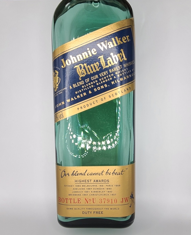 Johnnie Walker Blue Label Scotch Whisky Empty Bottle - photo 5