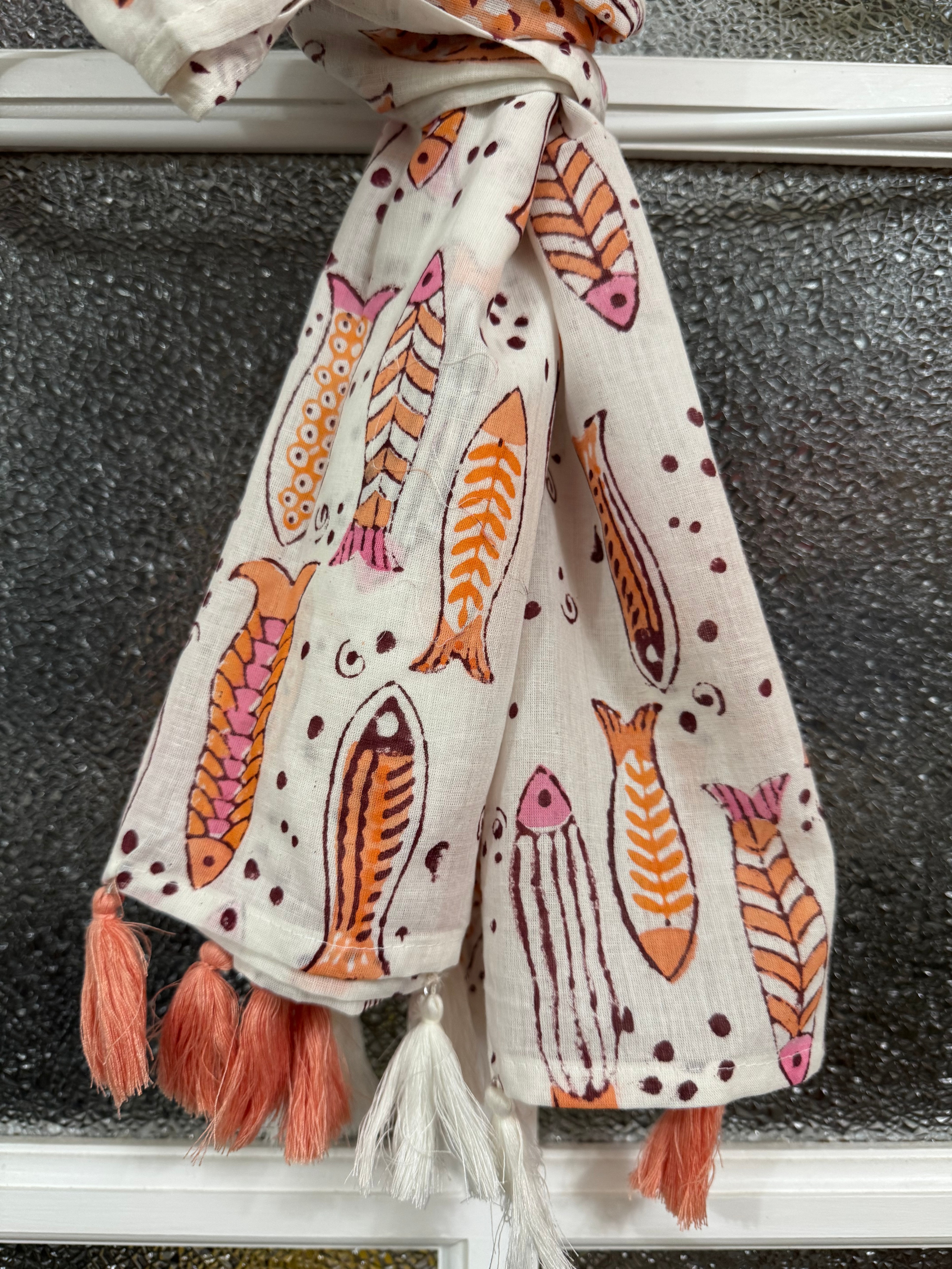Brand New Lightweight Premium Cotton Scarves (70") • 3 Patterns - photo 2