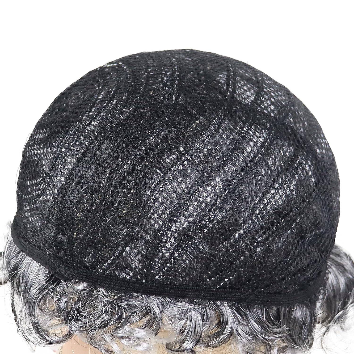 NEW~ Gray Curly Old Lady Granny Wig Costume for Women - photo 4